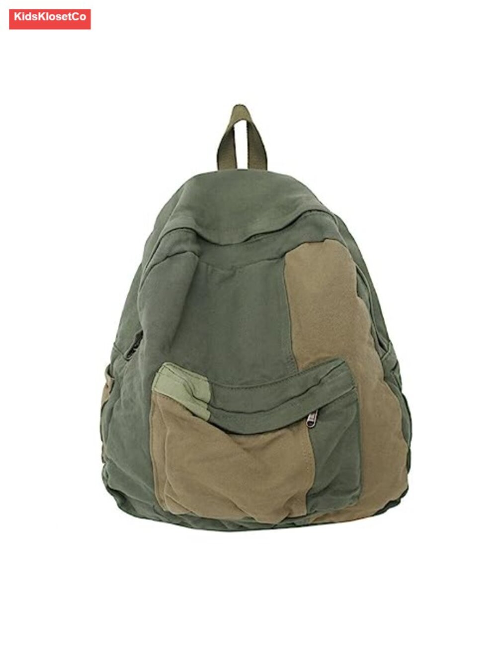 Vintage Canvas Backpack for Women Men Grunge Boho Patchwork College Travel